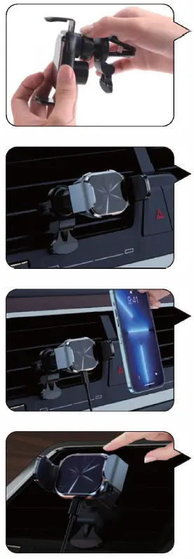 VASIVO- OPEN- ONE -Cell -Phone- Holder -with -Magnetic- Wireless- Charger -Pad -1