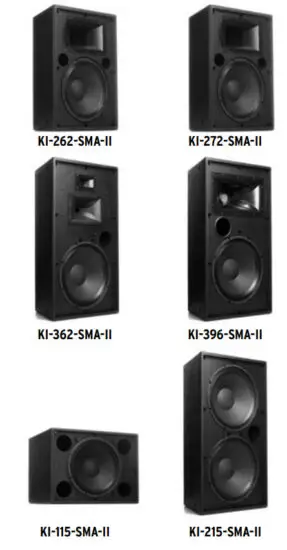Klipsch KI Series KI 102 SMA II 8 Inch 2 Way Compact Trapezoidal Loudspeaker - INSTALLATION 1