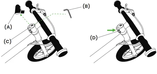 Hoozar Cruz 12 Balance Bike - Fig 1