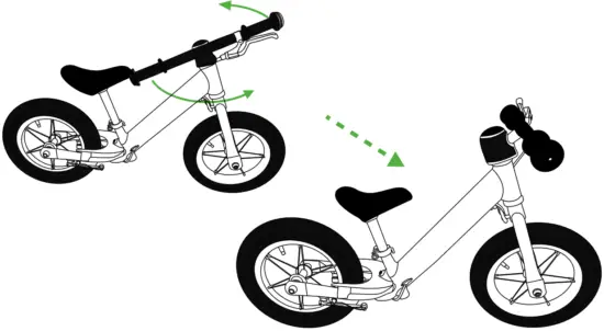Hoozar Cruz 12 Balance Bike - Fig