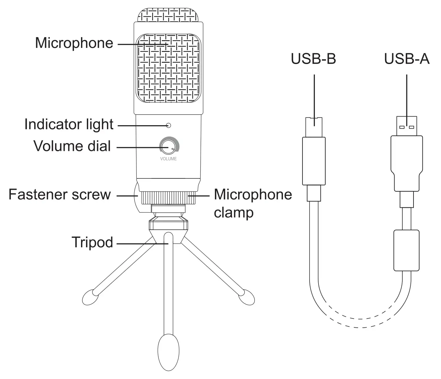 OTTO OTMICUSBDC USB Studio Podcast Microphone - PRODUCT OVERVIEW