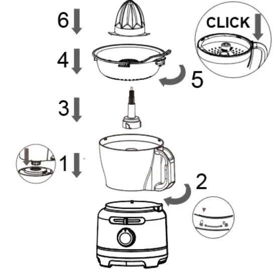 KLARSTEIN 10035486 Luca Food Processor Multifunctional Blender Blender 19