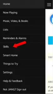 Part 3 - Step 1 Log in your Alexa account