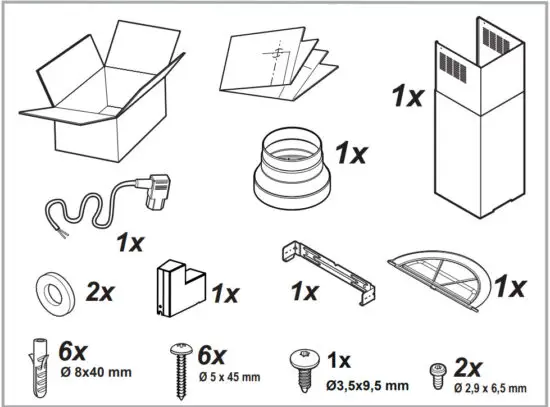 HOTPOINT HHC 6.7F LT X 60cm Ariston Hood - fig1