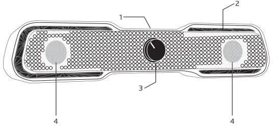 evatronic ET-SK010 Bocina 350 RGB BT Speaker 1