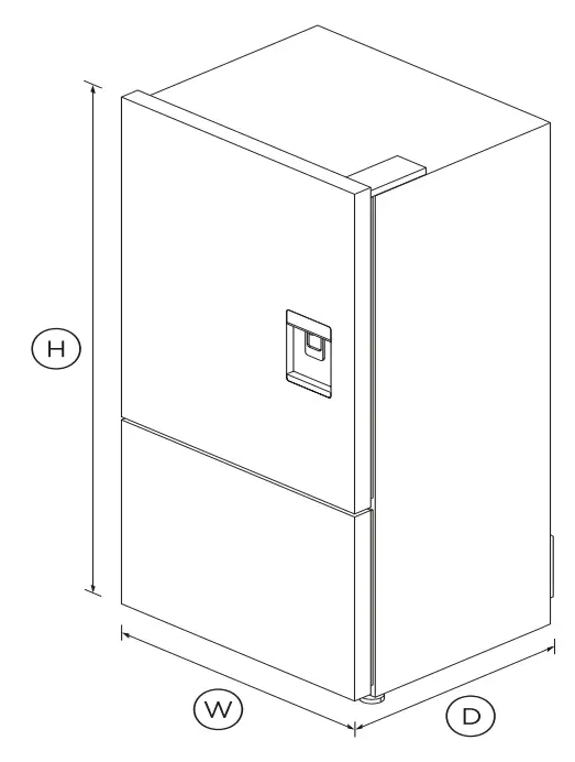 FISHER-PAYKEL-RF170BRPX6-N-Freestanding-Refrigerator-Freezer-fig-1