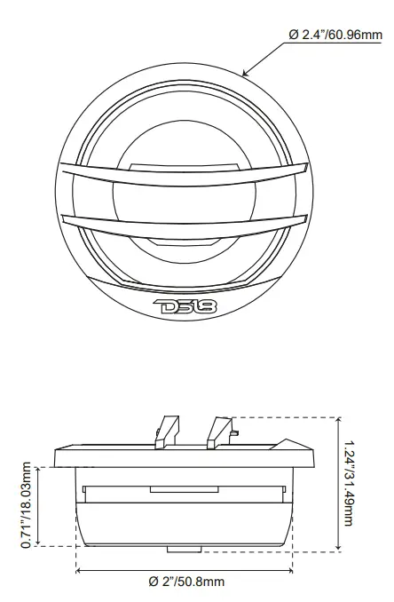 DS18 TX1 1.38-inch-200-Watts-Max-Pei Dome-Ferrite-Tweeters-FIG-1