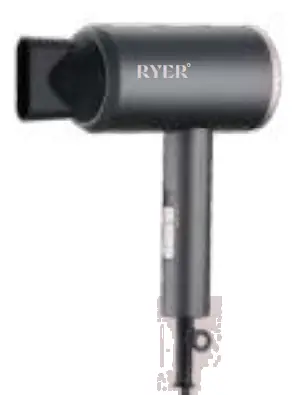 CLASS II 1800W Hair Dryer with Diffuser - DESCRIPTION 1