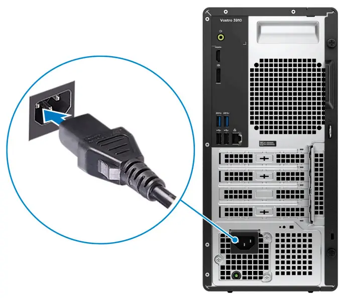 dell D32M Vostro 3910 MT Setup and Specifications - fig 5