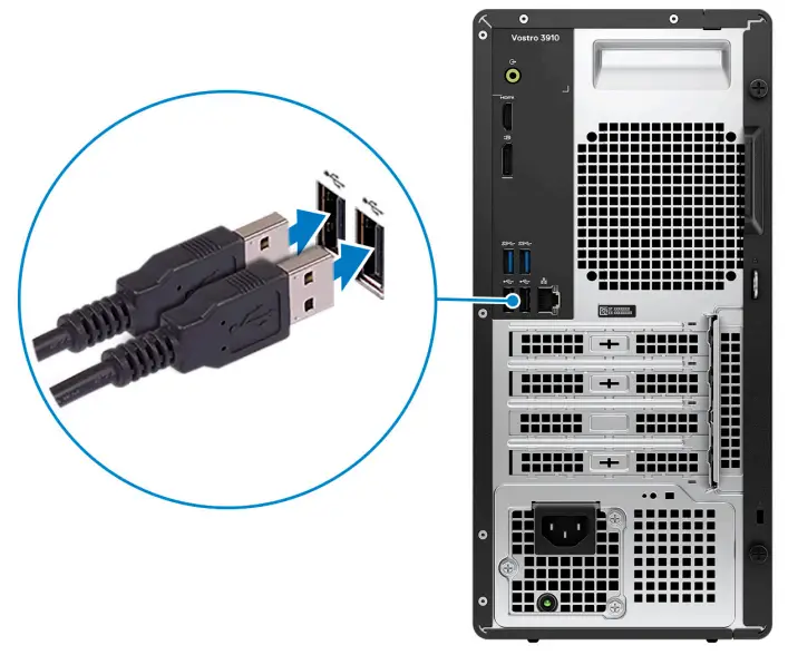 dell D32M Vostro 3910 MT Setup and Specifications - fig 8