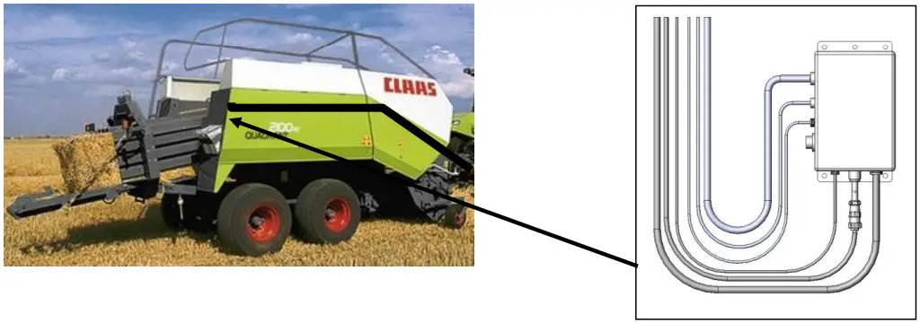 HARVEST TEC 600CL Moisture Sensor Kit for Claas Large Square Balers C7