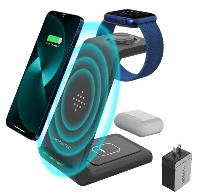Shenzhen Powerqi Technology LM11 3-In-1 Wireless Charging Station