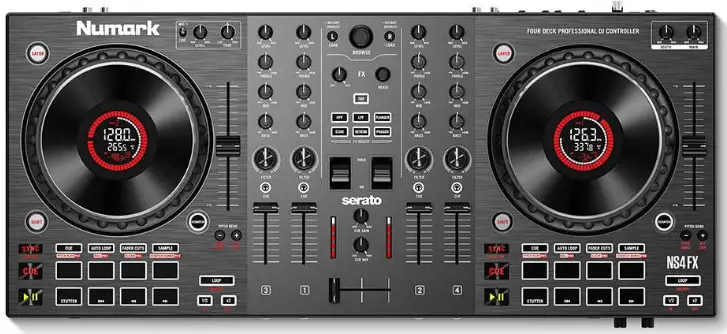 Numark NS4FX Professional 4 Deck DJ Controller