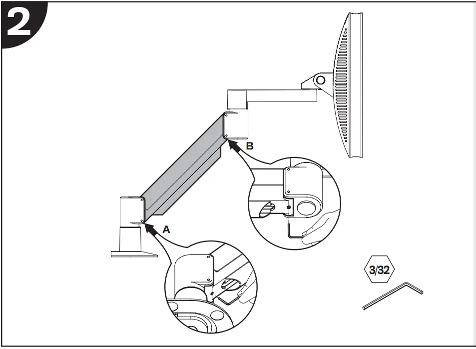 innovative FlexMount 8318 Monitor Arm with Handle Brackets - fig17
