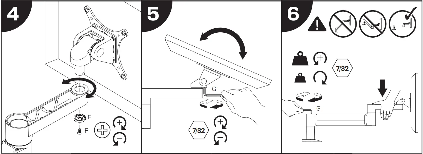 innovative FlexMount 8318 Monitor Arm with Handle Brackets - fig8