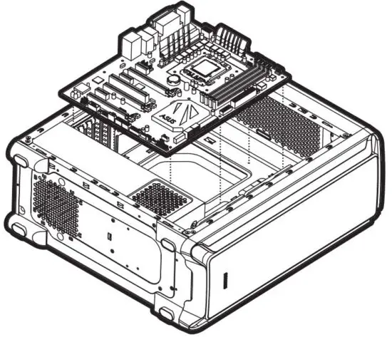 FIG 6 Mounting the main board