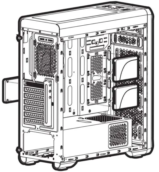 FIG 9 Mounting 2.5 SSD and HDD