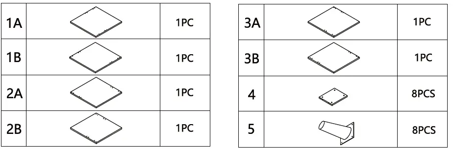 GYMAX-GYM08017-2-Tier-Bookcase-FIG-1