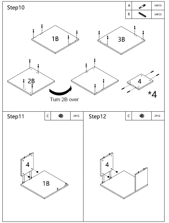 GYMAX-GYM08017-2-Tier-Bookcase-FIG-7