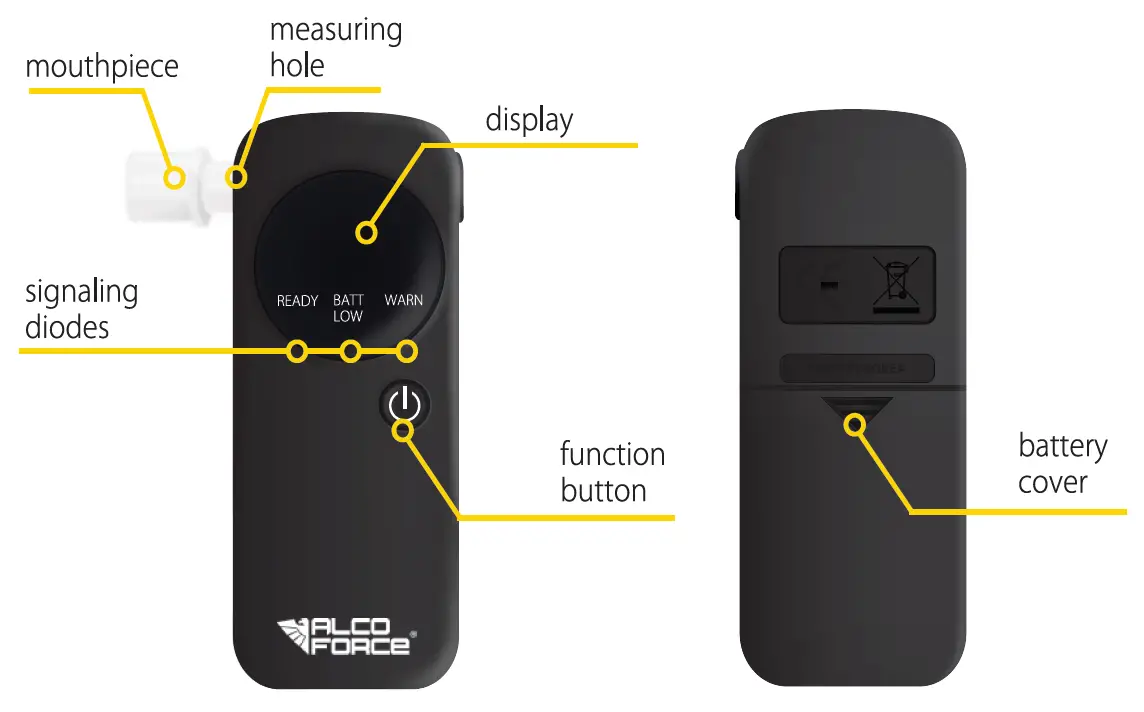 ALCO FORCE PRO FC Breathalyzer 1