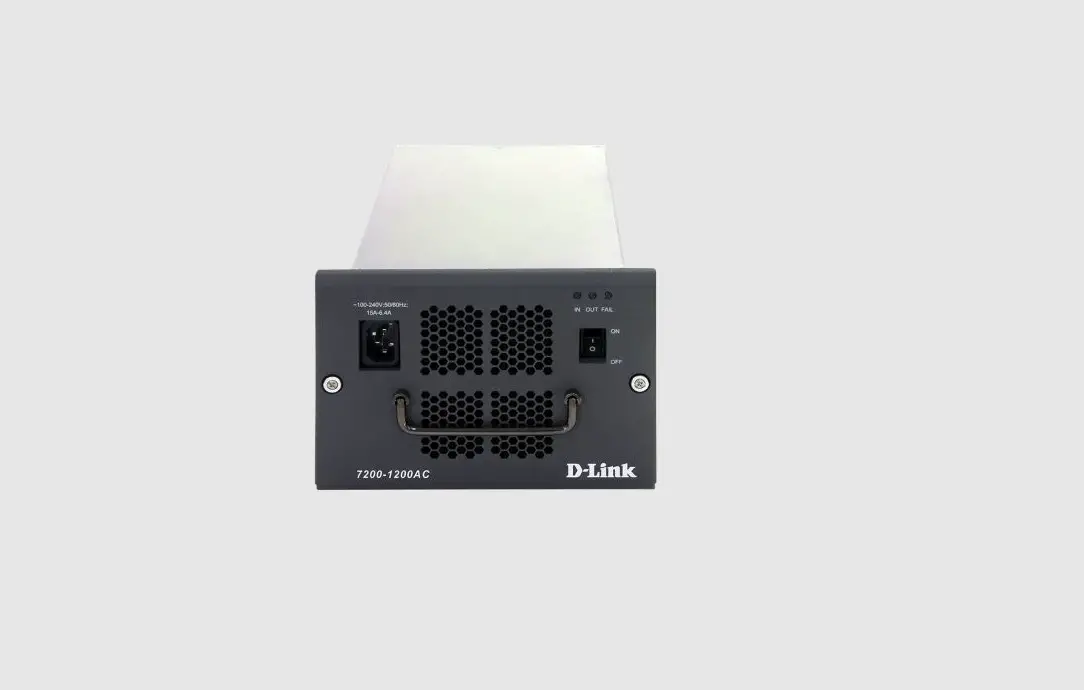 D-link 7200-1200ac 1200 W Redundant Ac Power Supply Installation Guide