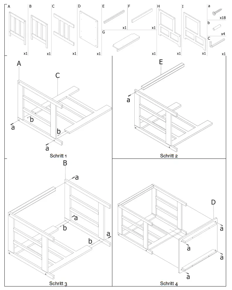 toboli 52423 Wooden Learning Tower - 1