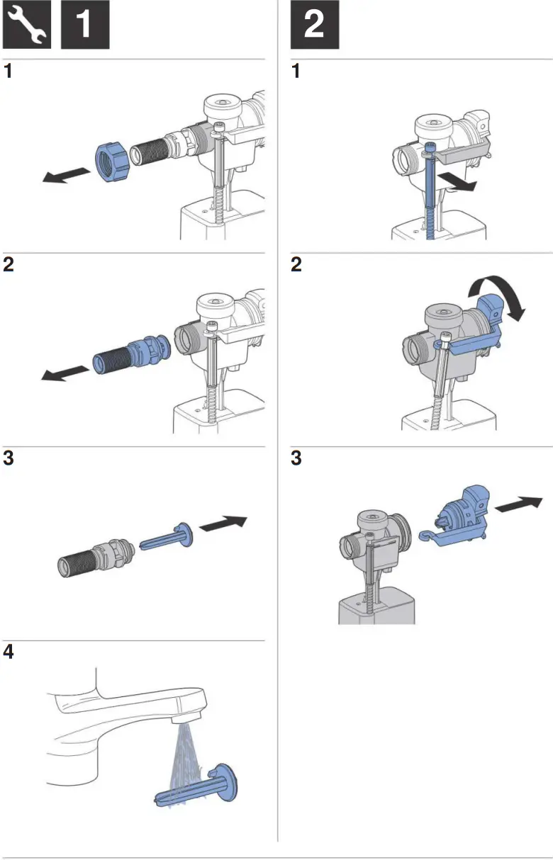 GEBERIT 333 Nipple Toilet Side Fill Valve - Fig 1