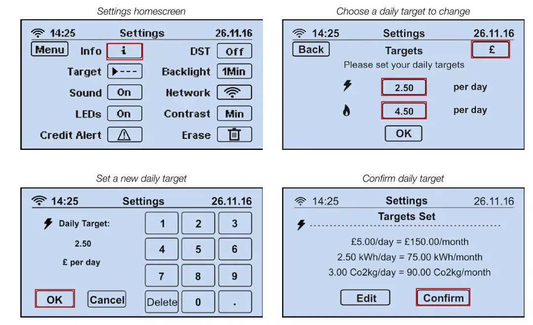 ecotricity Smart Meter - Changing the settings on your IHD