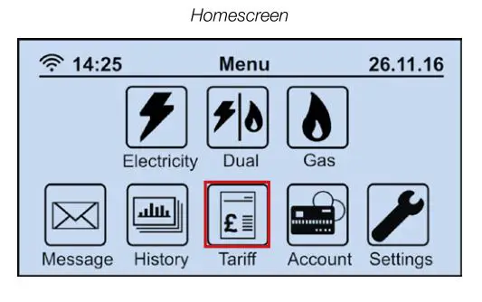 ecotricity Smart Meter - What can I do with the tariff button