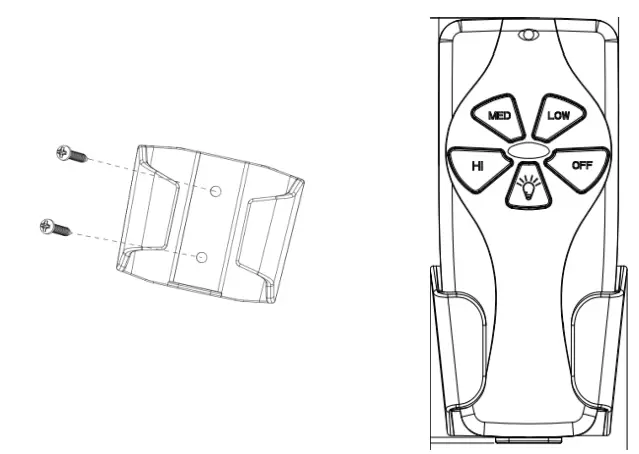 EOGIFEE E-42 Ceiling Fan Remote Controller - fig 3