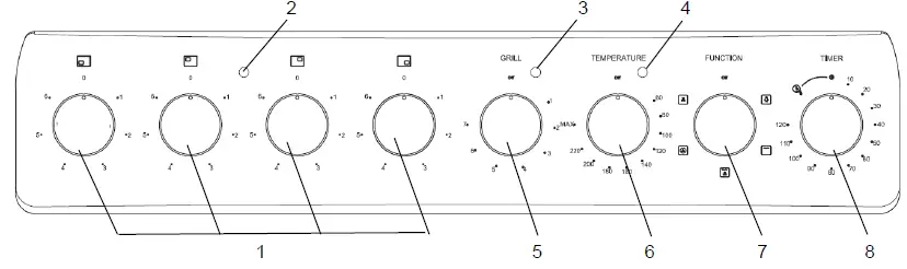 Robinhood RHFS54RC Freestanding Cooker-8