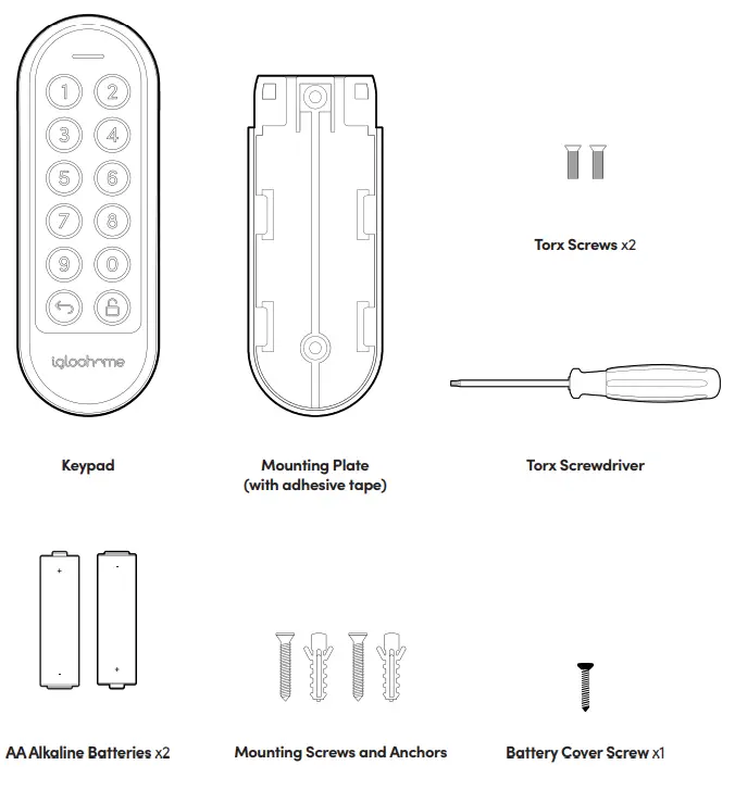 igloohome Keypad Smart Lock fig 1