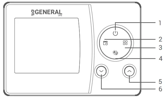 GENERAL LIFE SENNA 300S Ignite Digital Room Thermostat - fig 2