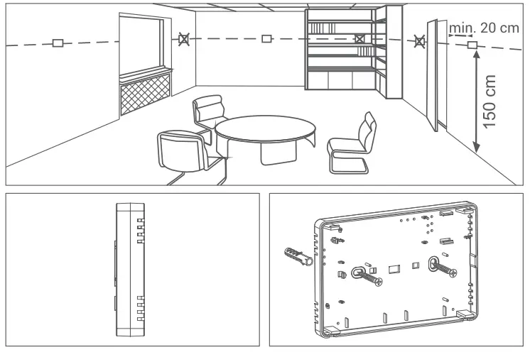 GENERAL LIFE SENNA 300S Ignite Digital Room Thermostat - fig 4