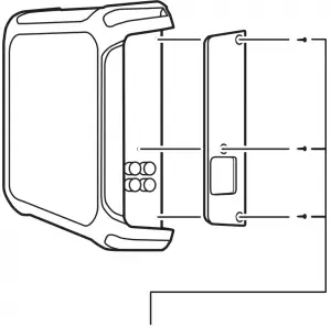 Attach the fuse cover and panel cover.