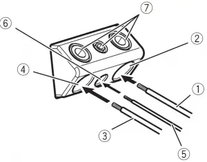 Connect the wires to the terminal