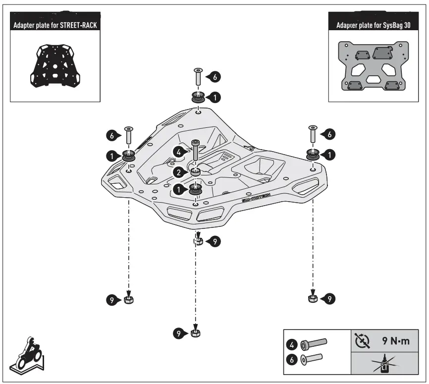 SW MOTECH 10061278 SysBag 30 Side Bag System-fig20