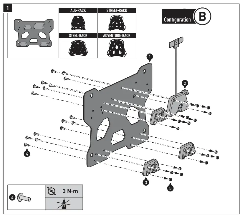 SW MOTECH 10061278 SysBag 30 Side Bag System-fig25