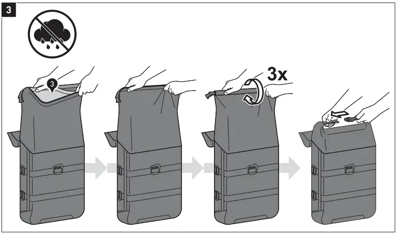 SW MOTECH 10061278 SysBag 30 Side Bag System-fig32