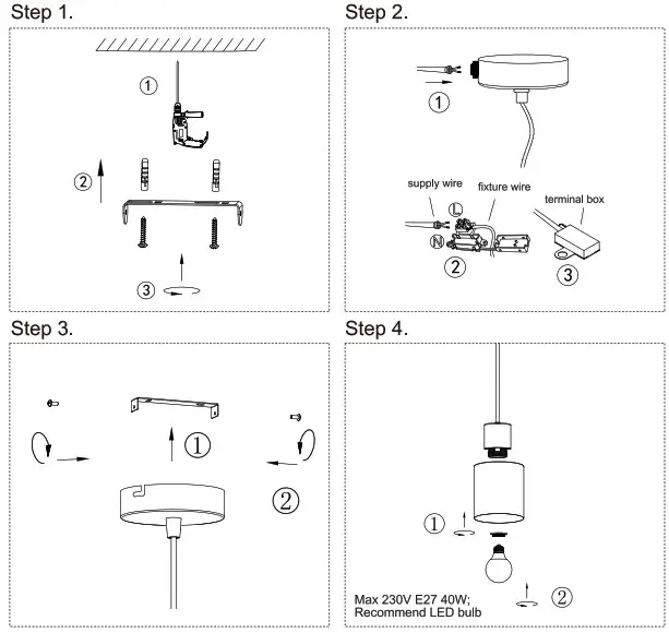 LAMPEHUSET Roberto Ceiling Lamp - 3