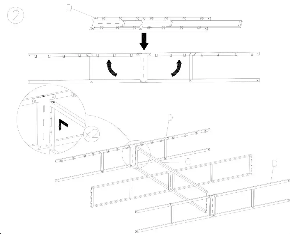ASHLEY M95X92 Furniture Foundation - Figure 2