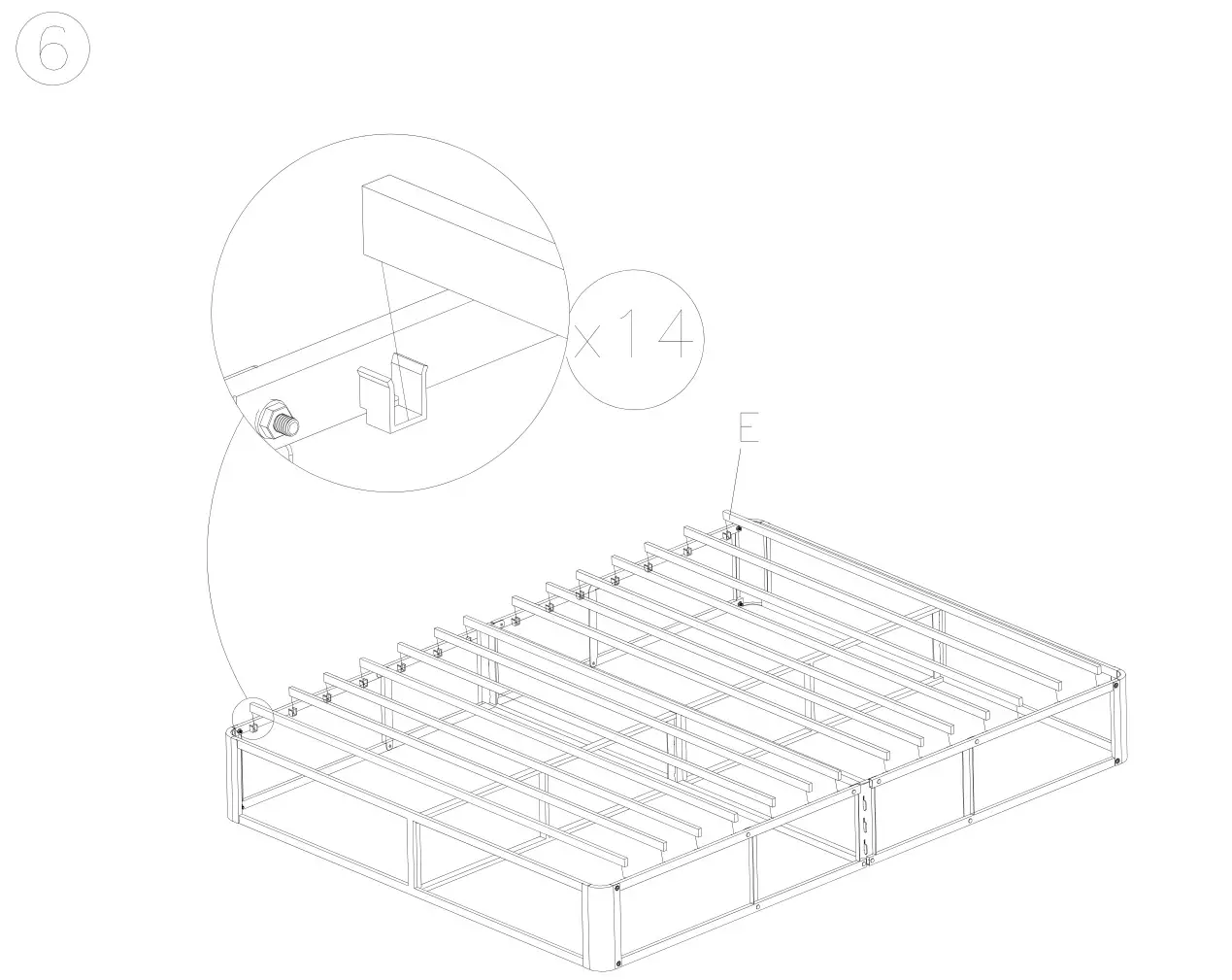 ASHLEY M95X92 Furniture Foundation - Figure 6
