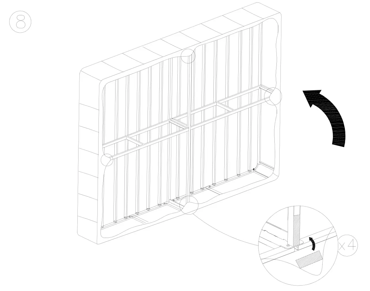 ASHLEY M95X92 Furniture Foundation - Figure 8