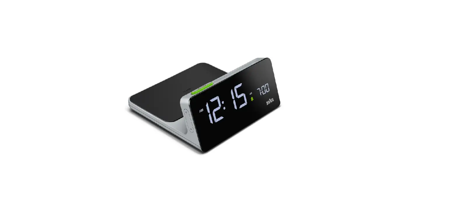 Braun Bc21 Digital Wireless Charging Alarm Clock User Manual