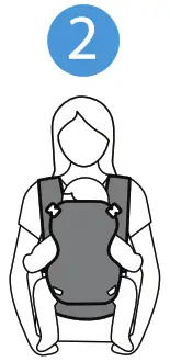 infantino flip 4 in 1 Light and Airy Convertible Carrier - Fig2