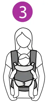 infantino flip 4 in 1 Light and Airy Convertible Carrier - Fig3