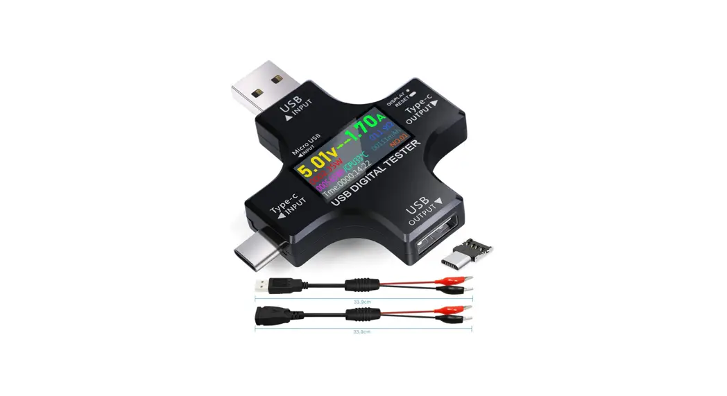 J7-c Usb C Tester,kj-kayji 2 In 1 Tester Color Screen Ips Digital Instructions