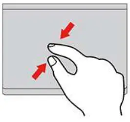 Touch gestures