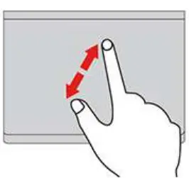 Touch gestures