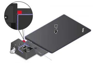 Attaching a docking station